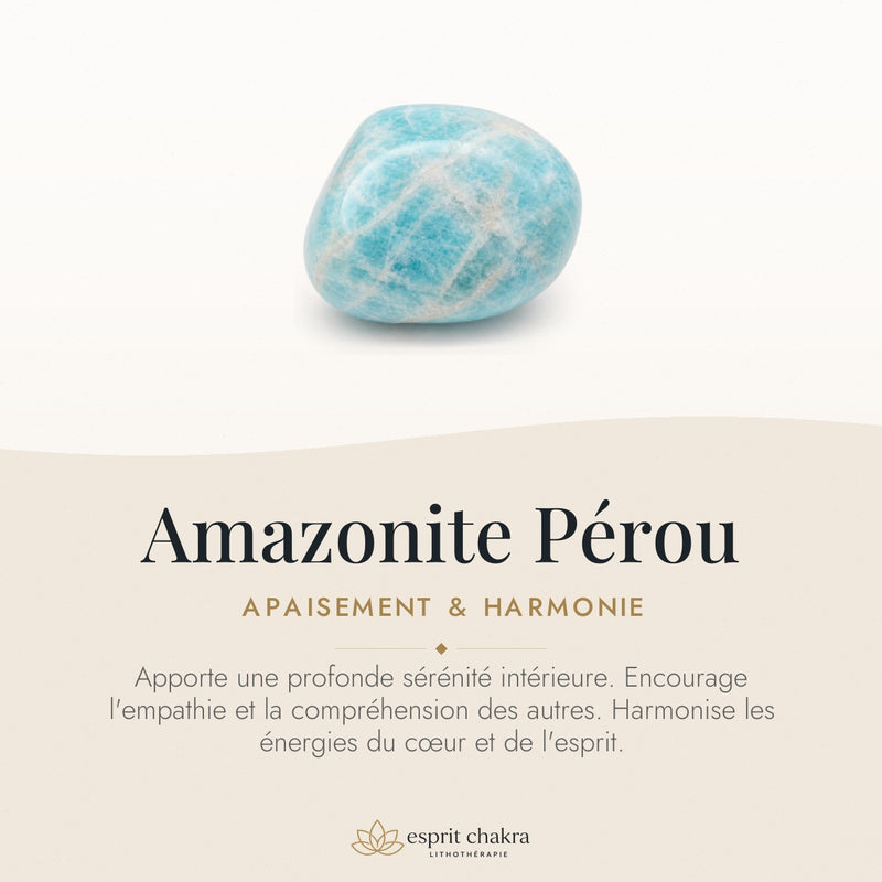 Bracelet Amazonite 8 mm – Halte du Soir