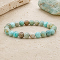 Bracelet Amazonite 8 mm – Halte du Voyageur