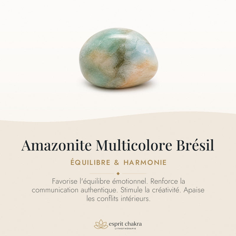 Bracelet Amazonite Multicolore 8 mm – Harmonie Nuancée