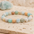 Bracelet Amazonite Multicolore 8 mm – Harmonie Nuancée