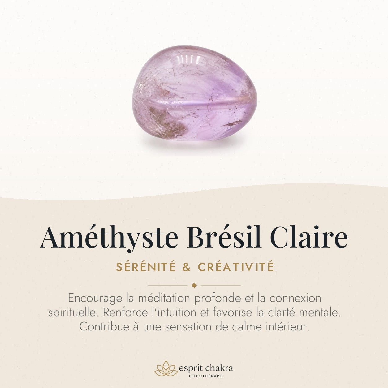Bracelet Améthyste 10 mm – Paix du Recul — vertus de la pierre