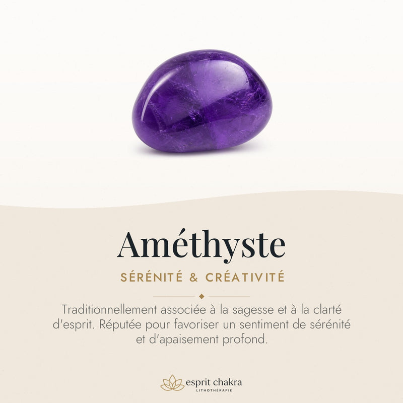 Bracelet Améthyste 4 mm – Douceur du Repos