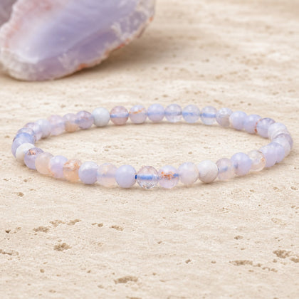 Bracelet Améthyste 4 mm – Rêve Clair