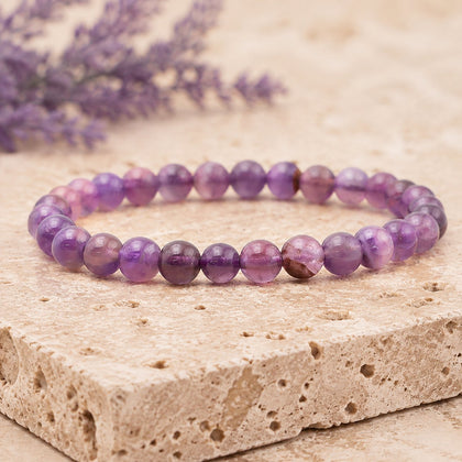 Bracelet améthyste 6 mm – Repos Confiant