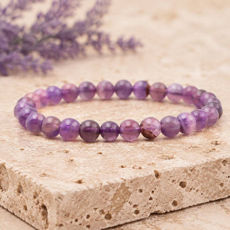 Bracelet améthyste 6 mm – Repos Confiant