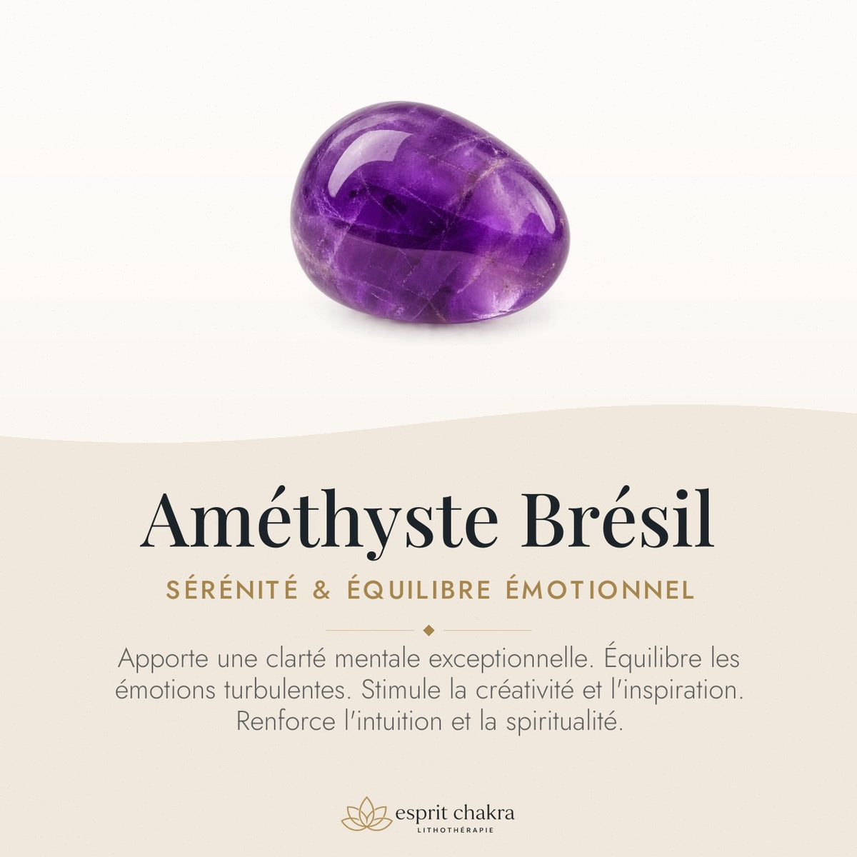 Bracelet Améthyste 6 mm – Sagesse de la Mesure — vertus de la pierre