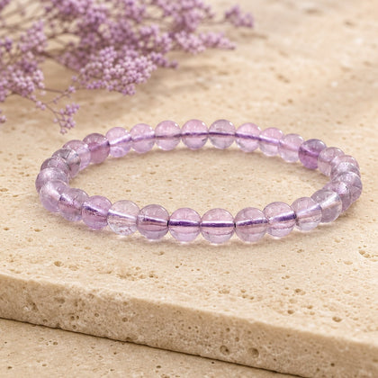 Bracelet Améthyste 6 mm – Sérénité