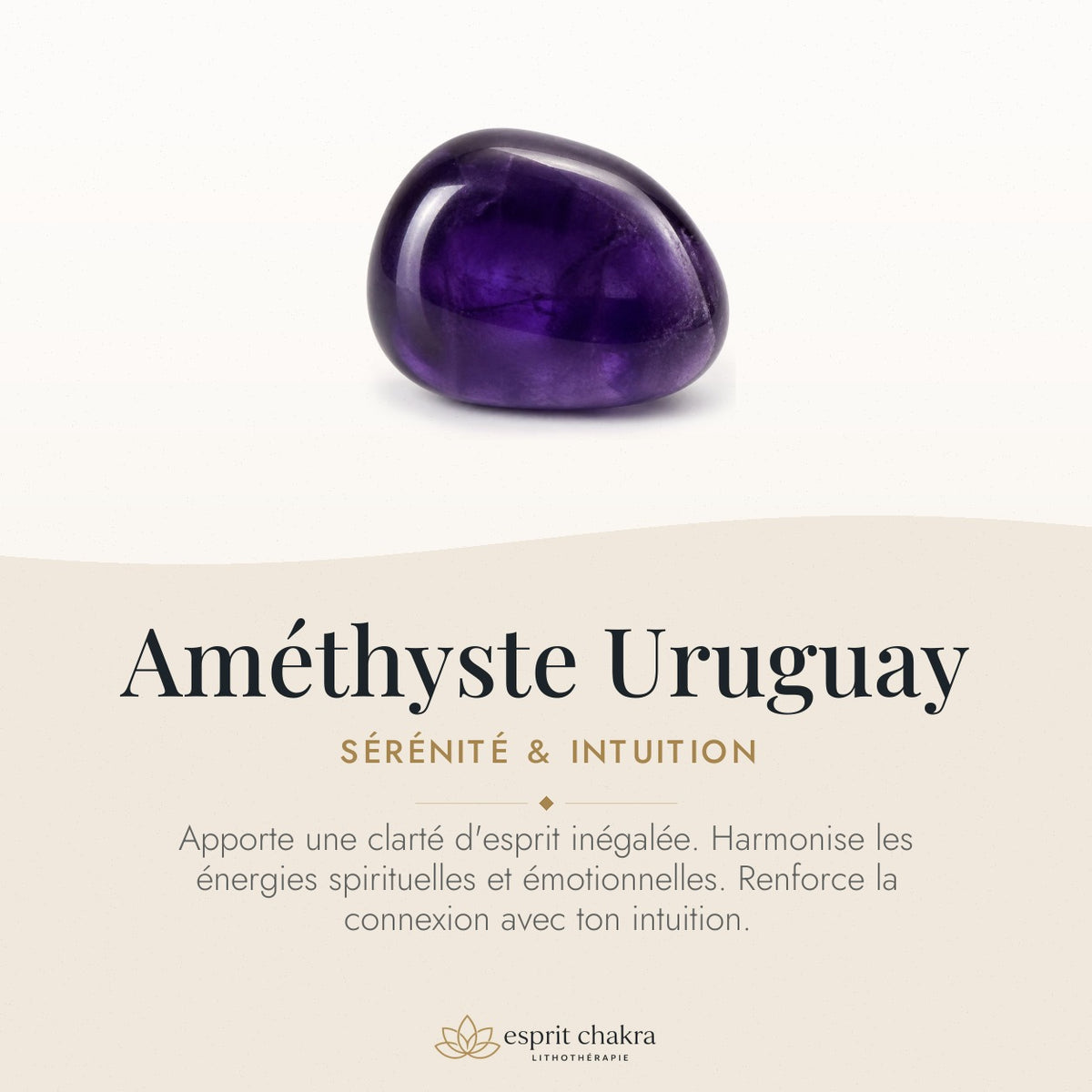 Bracelet Améthyste 8 mm – Refuge Doux — vertus de la pierre