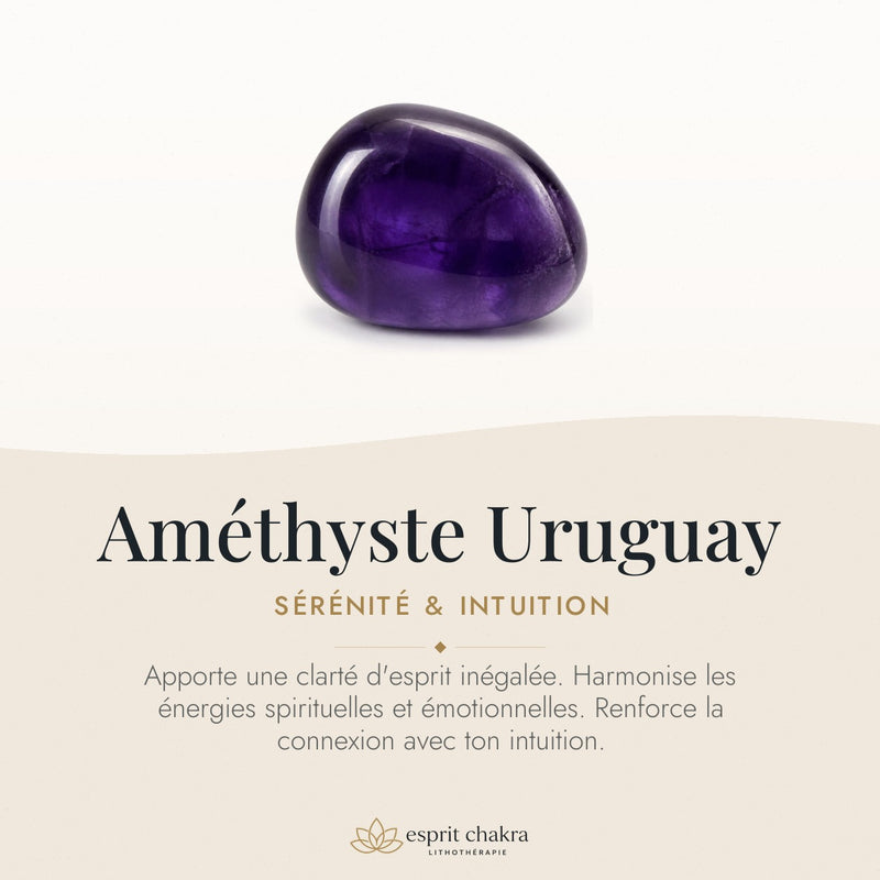 Bracelet Améthyste 8 mm – Refuge Doux