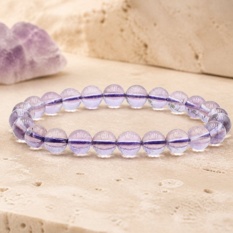 Bracelet Améthyste 8 mm – Repos du Voyageur
