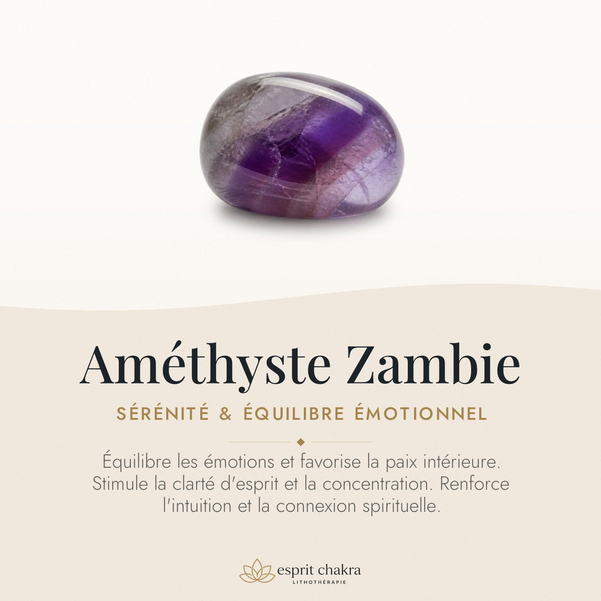 Bracelet Améthyste 8 mm – Repos Léger — vertus de la pierre