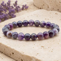 Bracelet Améthyste 8 mm – Repos Léger