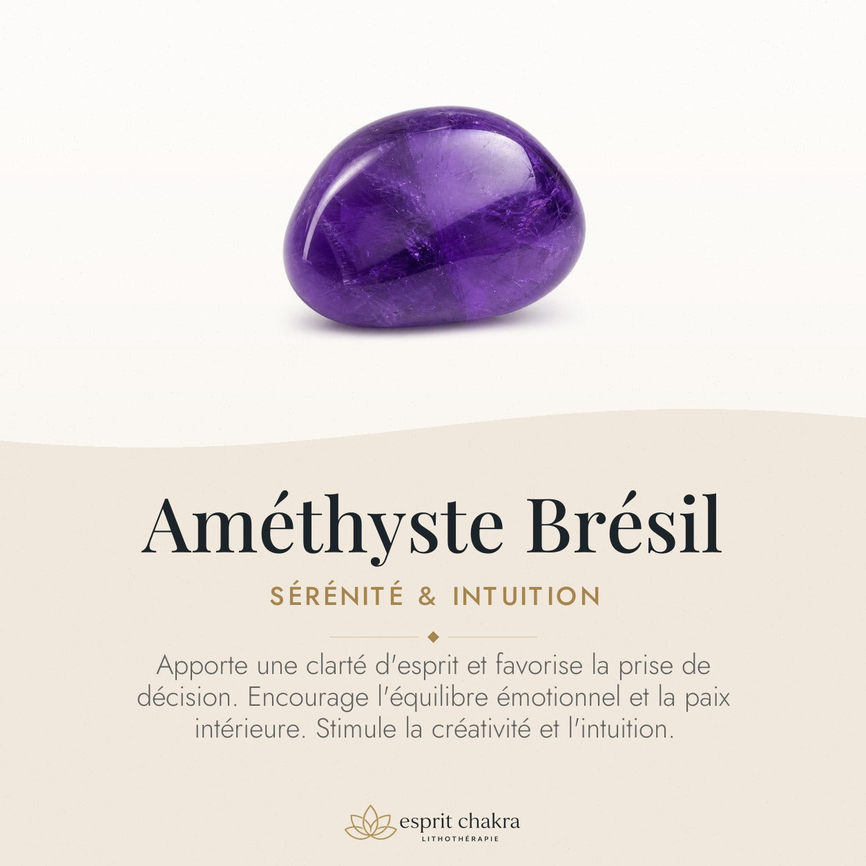 Bracelet Améthyste 8 mm – Retraite Douce — vertus de la pierre