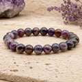 Bracelet Améthyste 8 mm – Silence de l’Esprit