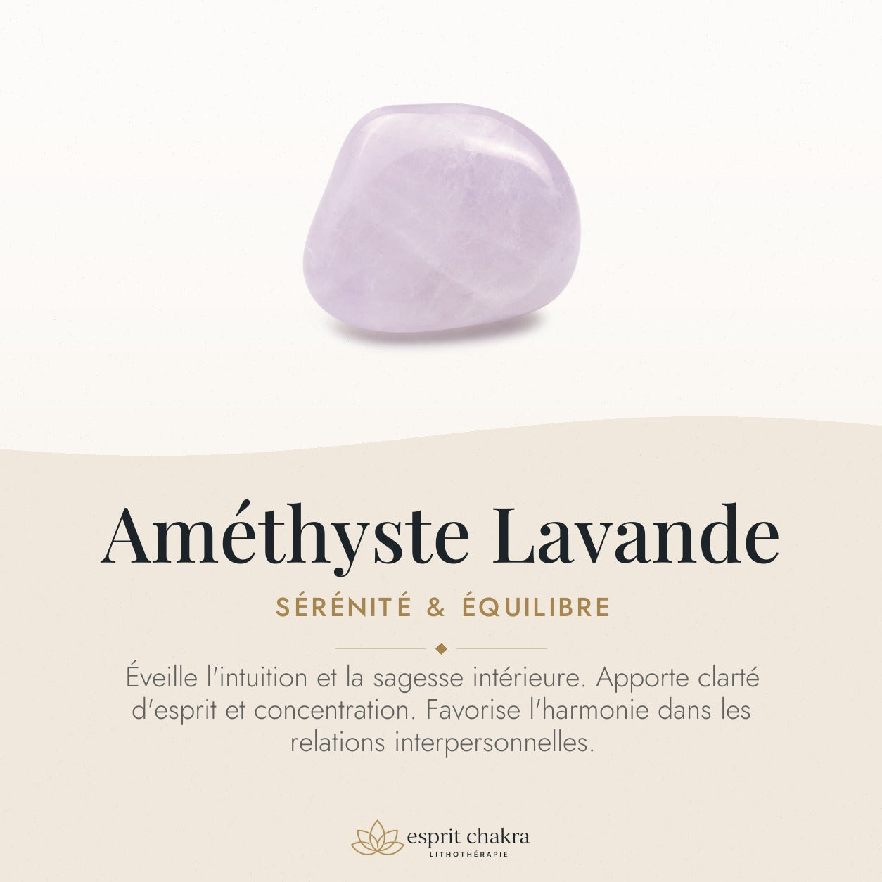 Bracelet Améthyste Lavande 10 mm – Sérénité Tendre — vertus de la pierre