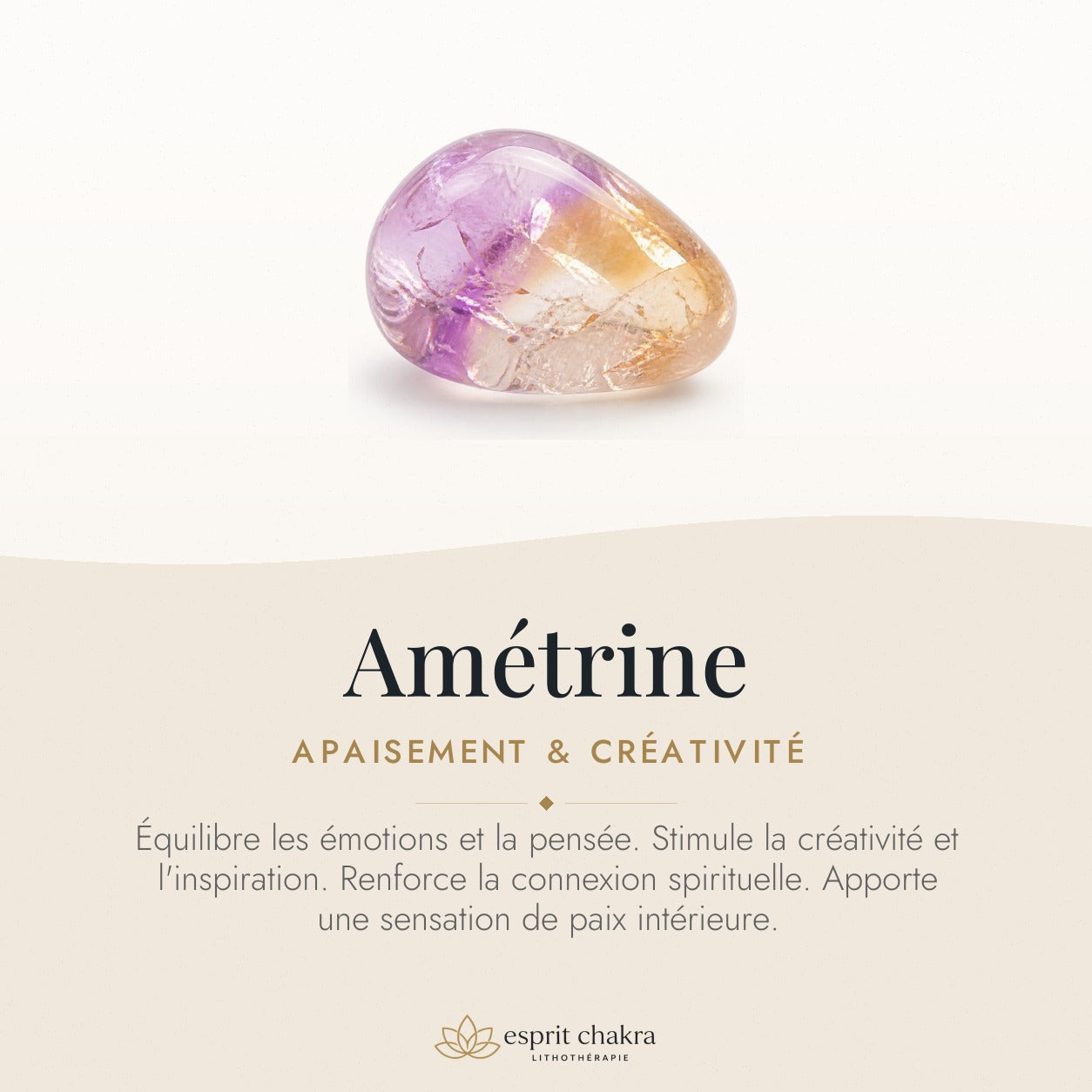 Bracelet Amétrine 6 mm – Élan Créatif — vertus de la pierre