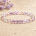 Bracelet Amétrine 6 mm – Élan Créatif