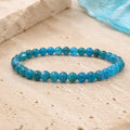 Bracelet Apatite Bleue 4 mm – Pause Douce