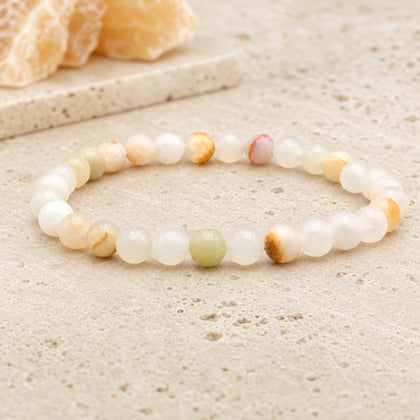 Bracelet Aragonite 6 mm – Patience de la Terre