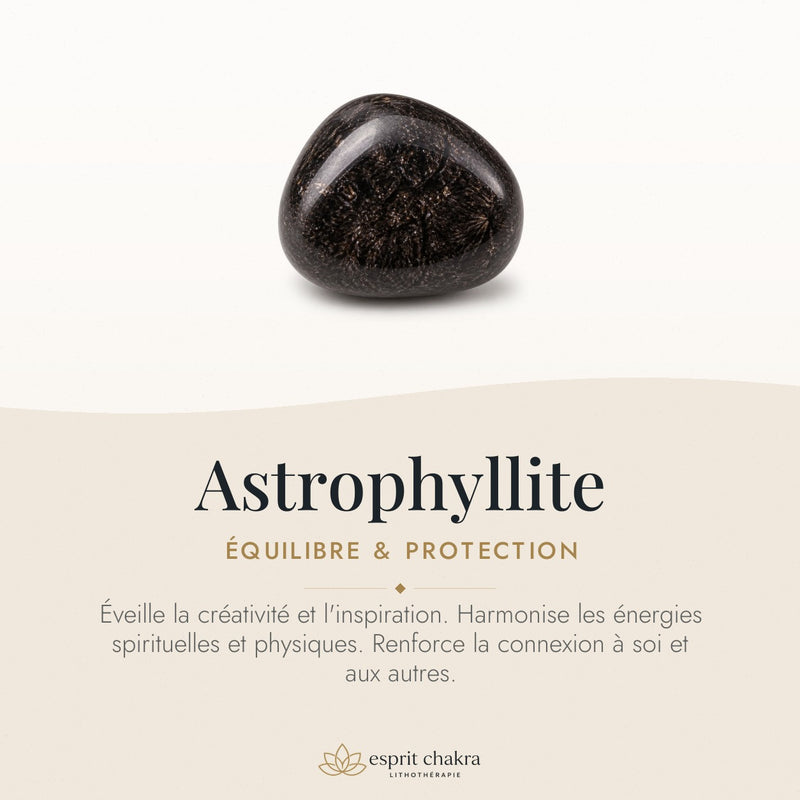 Bracelet Astrophyllite 8 mm – Renouveau Discret