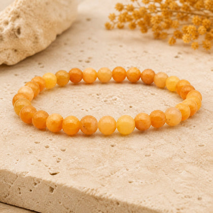 Bracelet Aventurine Jaune 6 mm – Apaisement