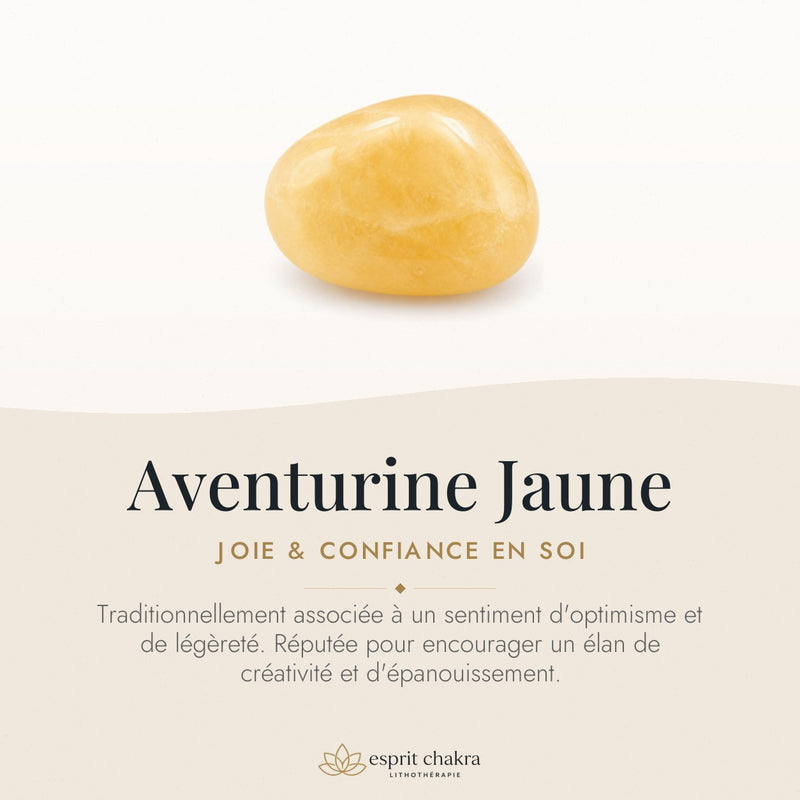 Bracelet Aventurine Jaune 6 mm – Joie