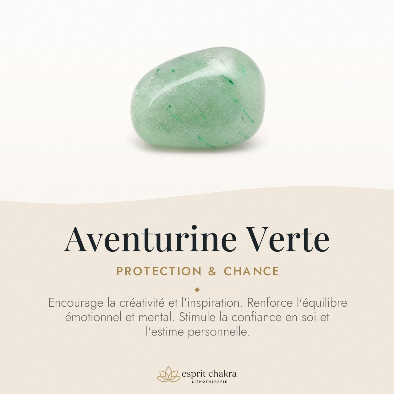 Bracelet Aventurine Verte 4 mm – Chance Tranquille — vertus de la pierre