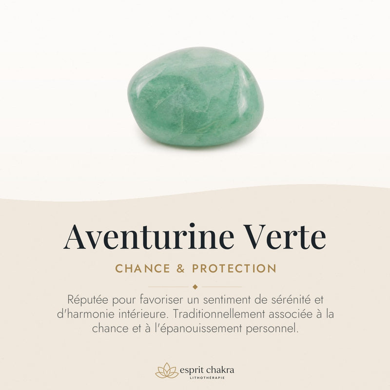 Bracelet Aventurine Verte 6 mm – Souffle de la Chance