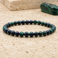 Bracelet Azurite Malachite 6 mm – Passage Serein