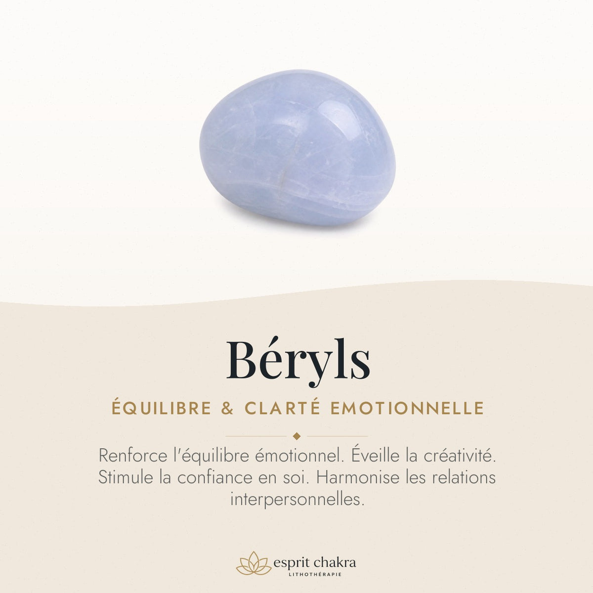 Bracelet Béryl 6 mm – Chemin Doux — vertus de la pierre