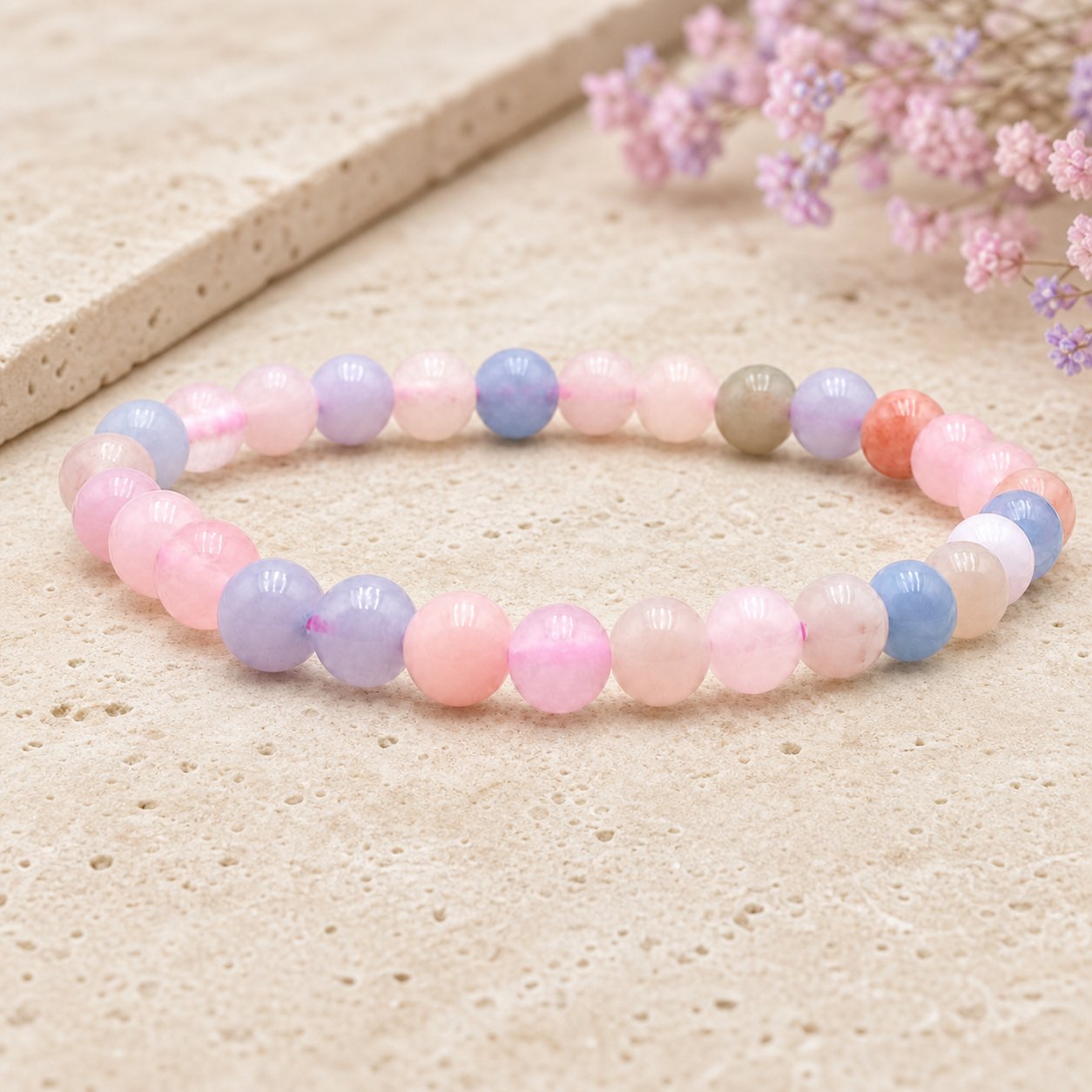Bracelet Béryl 6 mm – Chemin Ouvert