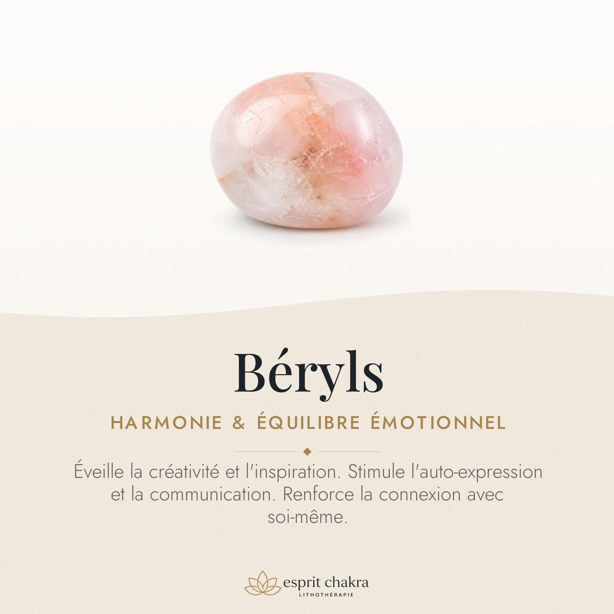 Bracelet Béryl 6 mm – Sentier Doux — vertus de la pierre