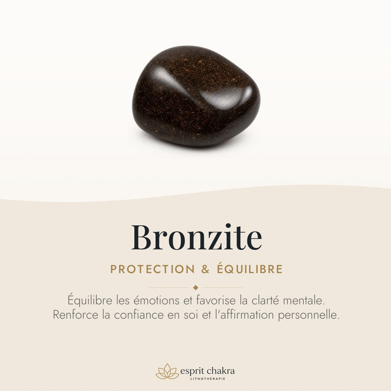 Bracelet Bronzite 8 mm – Route Confiante — vertus de la pierre