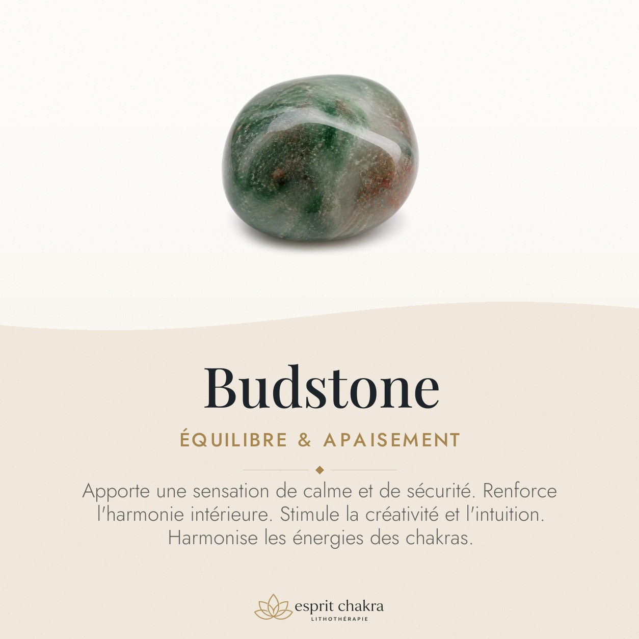 Bracelet Budstone 8 mm – Cap Serein — vertus de la pierre