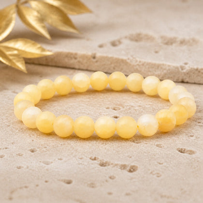Bracelet Calcite Orange 8 mm – Retour Serein