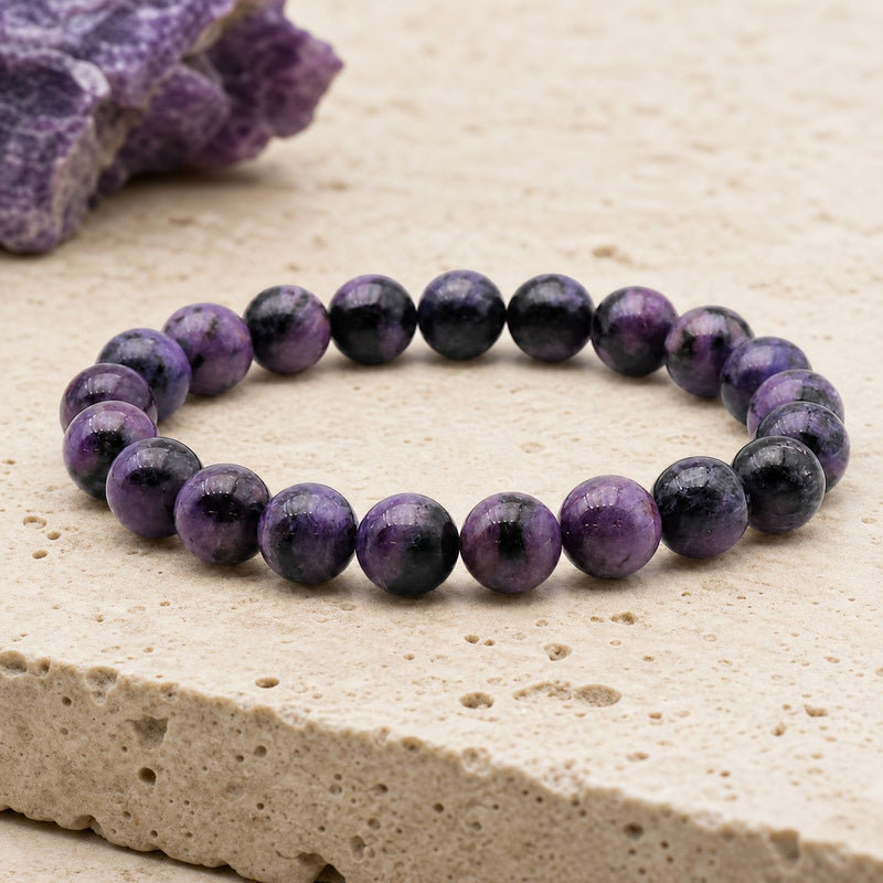 Bracelet Charoïte 10 mm – Courage du Passage