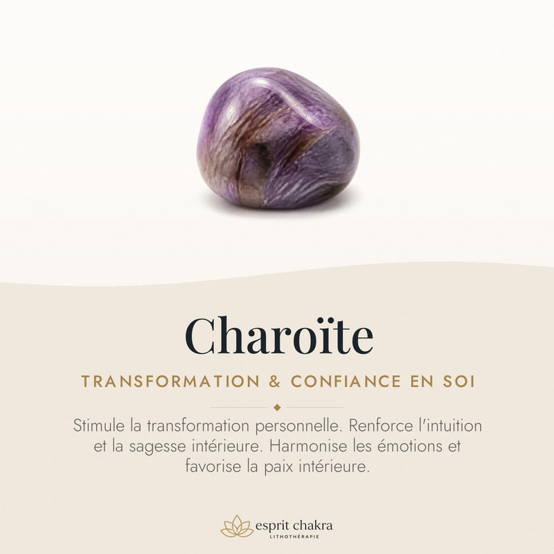 Bracelet Charoïte 6 mm – Pas Assurés