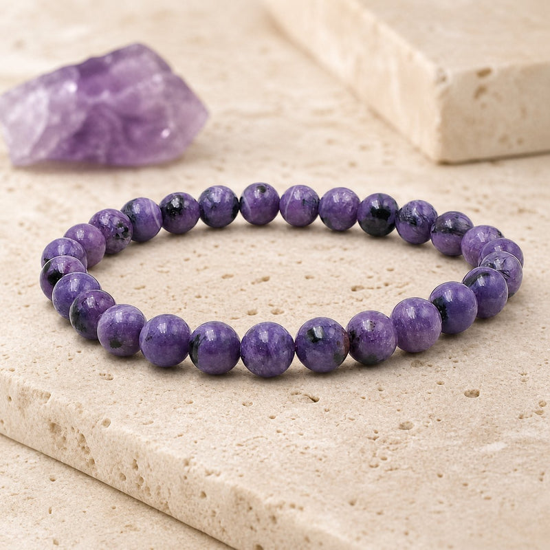 Bracelet Charoïte 8 mm – Marche Sereine