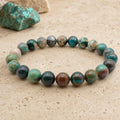 Bracelet Chrysocolle 10 mm – Autorité Douce
