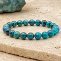 Bracelet Chrysocolle 8 mm – Instant Doux