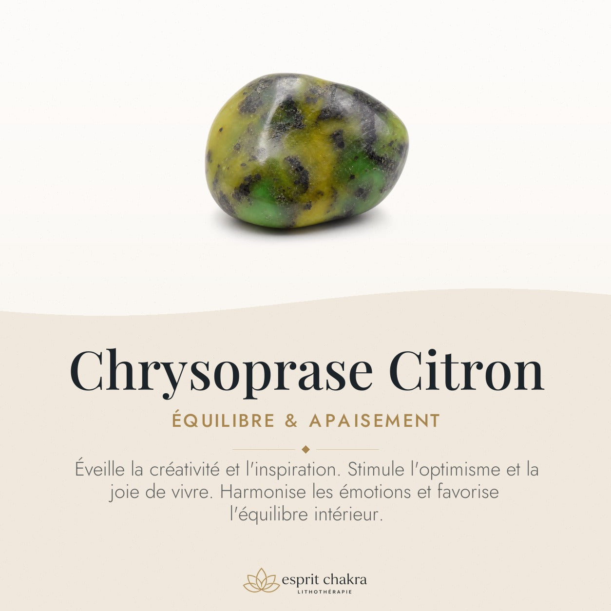 Bracelet Chrysophrase 8 mm – Cœur Apaisé — vertus de la pierre