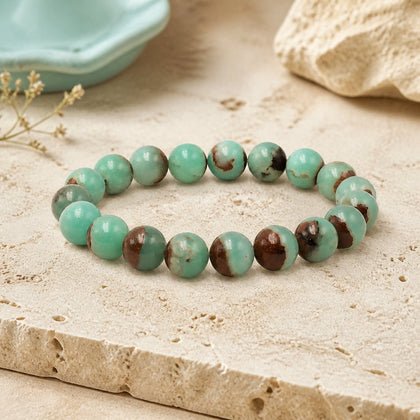 Bracelet Chrysoprase 10 mm – Franchise Courageuse