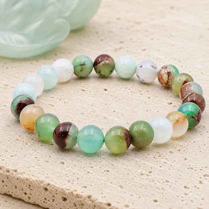 Bracelet Chrysoprase 8 mm – Temps Retrouvé