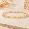 Bracelet Citrine 4 mm – Abondance Simple