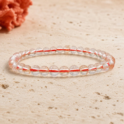Bracelet Citrine 6 mm – Lumière des Projets