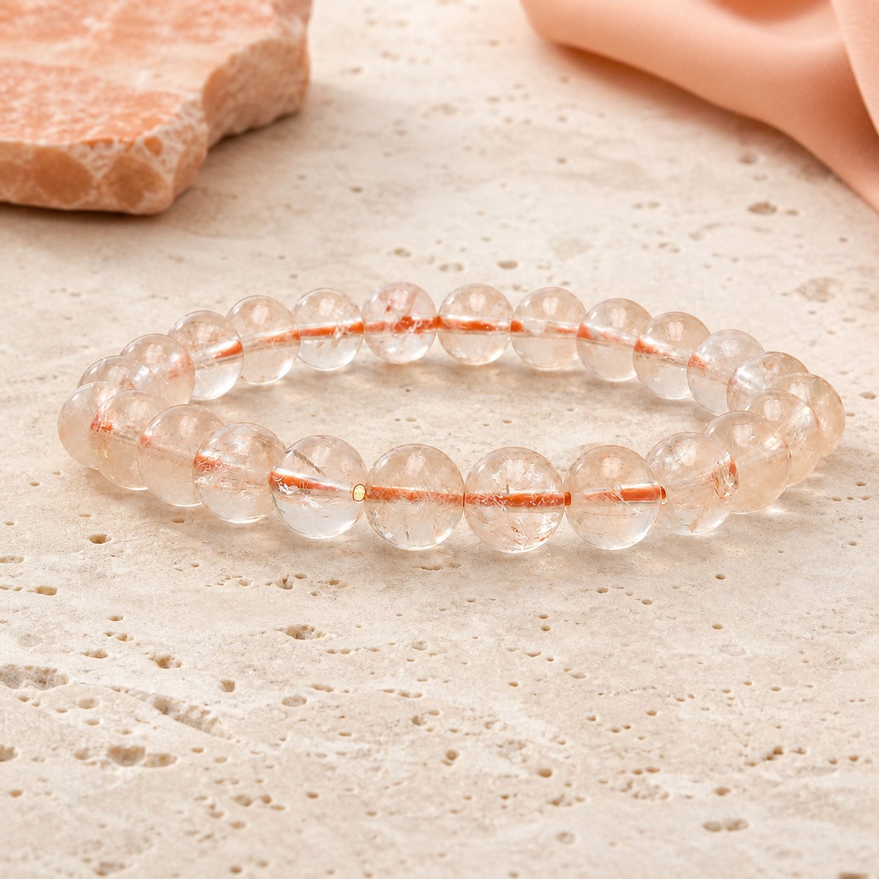 Bracelet Citrine 8 mm – Matin Doux