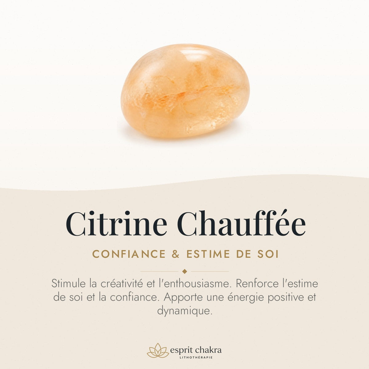 Bracelet Citrine Chauffée 6 mm – Confiance — vertus de la pierre