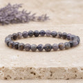 Bracelet Cordiérite 6 mm – Intuition Marine