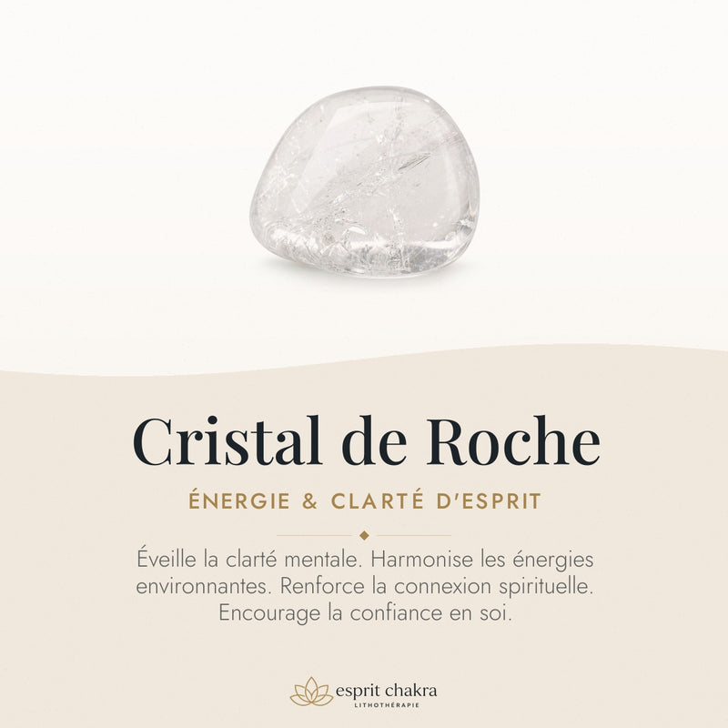 Bracelet Cristal de Roche 4 mm – Regard Clair