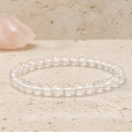 Bracelet Cristal de Roche 6 mm – Netteté de l’Esprit